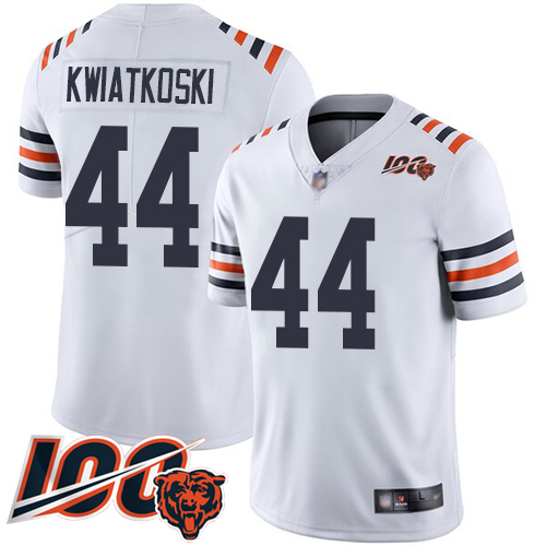 Chicago Bears Limited White Men Nick Kwiatkoski Jersey NFL Football #44 100th Season->women nfl jersey->Women Jersey